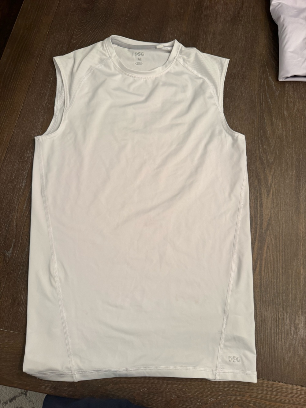 DSG White Men’s Athletic Tank Top